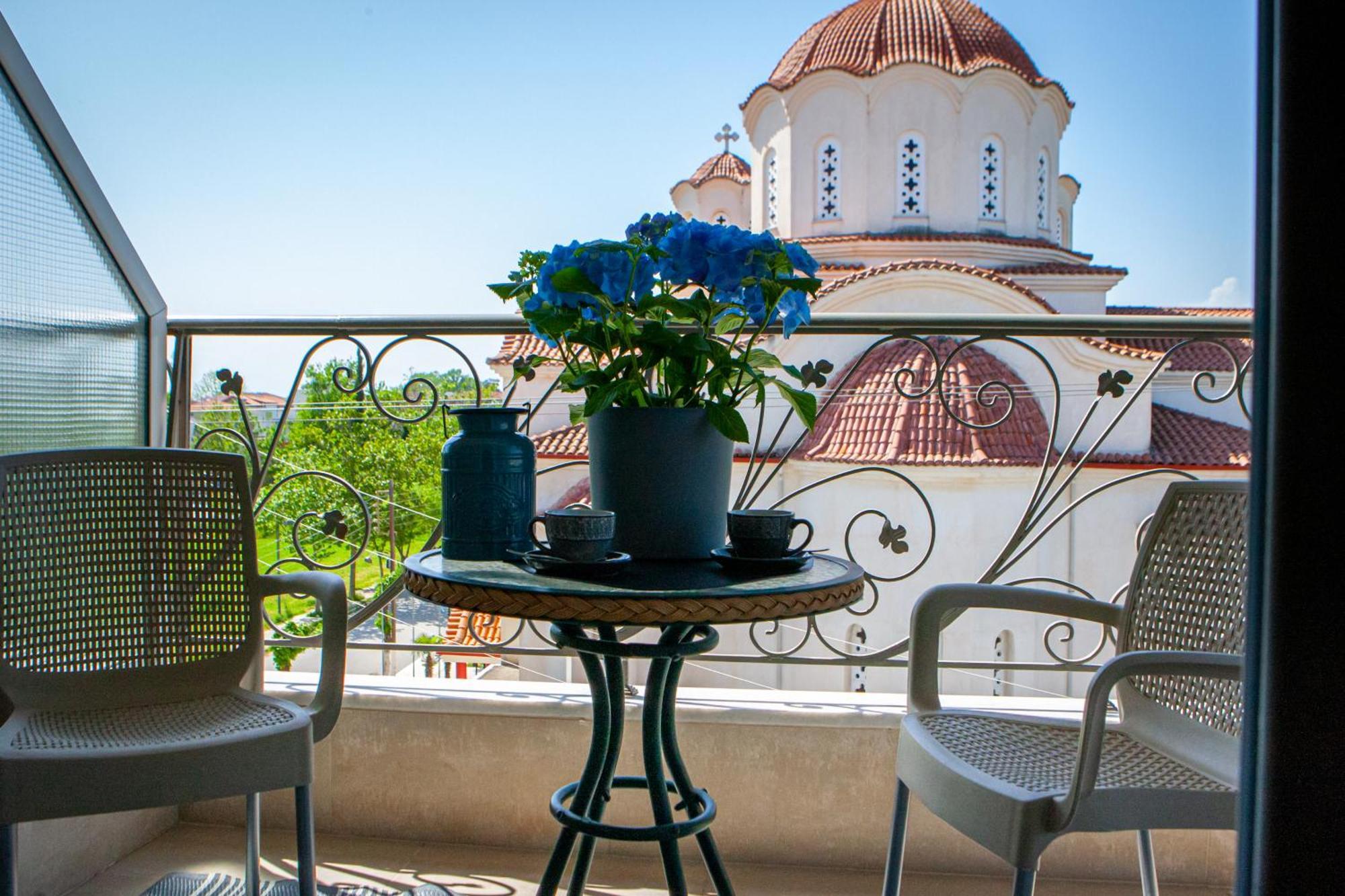 Art Hotel Aronos Олимпиаки-Акти Экстерьер фото